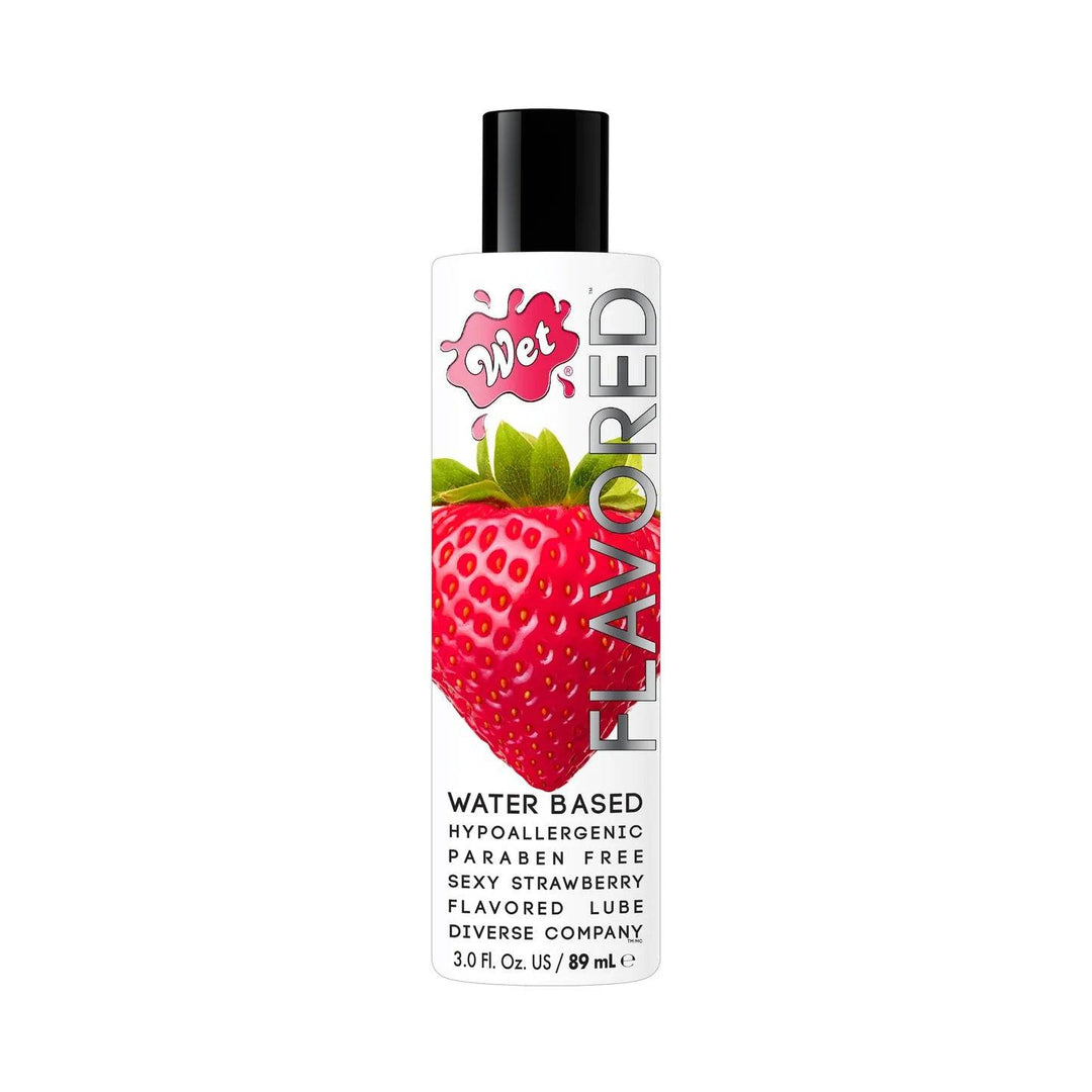 Wet Flavored Sexy Strawberry Edible Lube 3oz - FifthGate