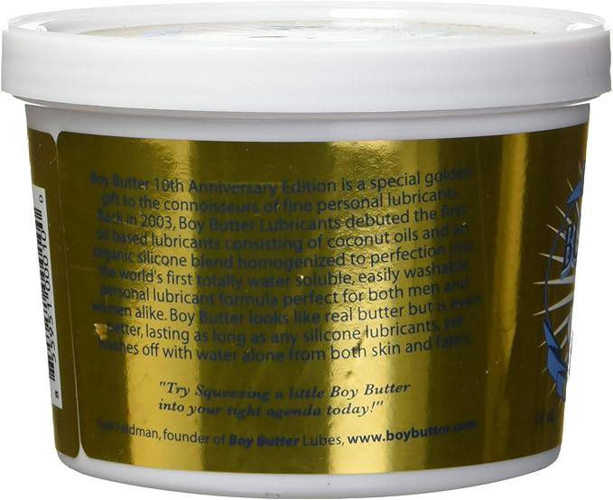 Boy Butter 16 oz 10th Anniversary Edition - Gold Label - FifthGate