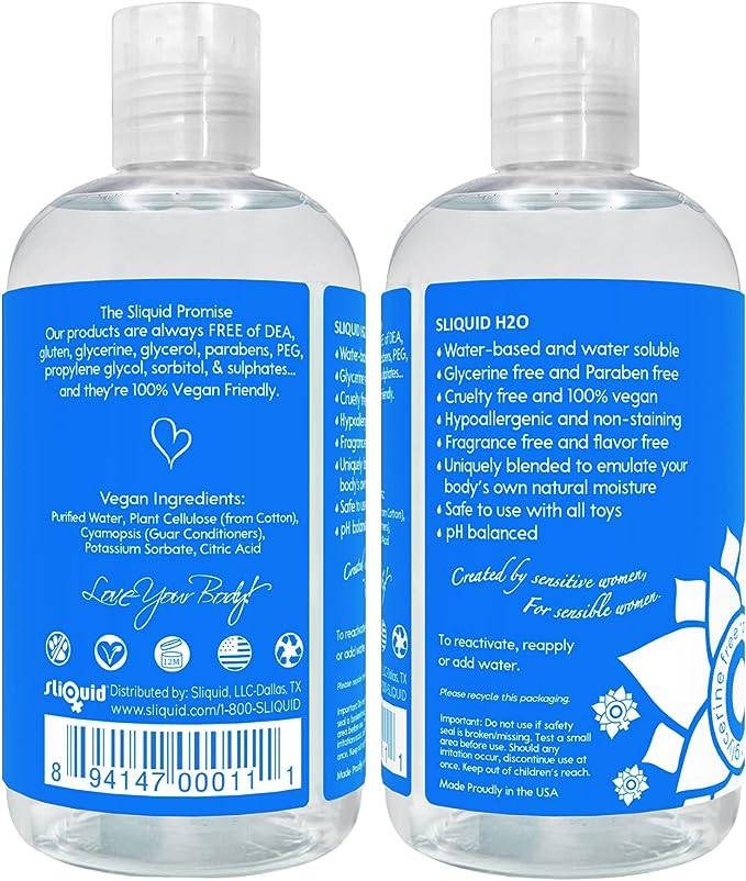 Sliquid H2O Lubricant 8.5 oz - FifthGate