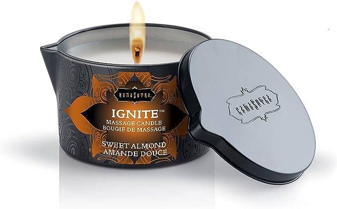 Ignite Massage Oil Candle Sweet Almond - FifthGate