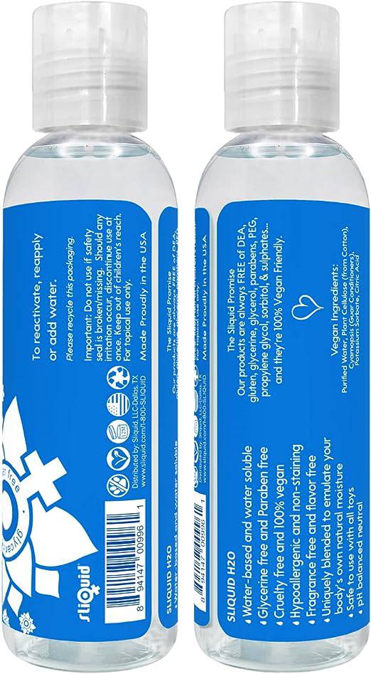 Sliquid H2O Lubricant 2 oz - FifthGate