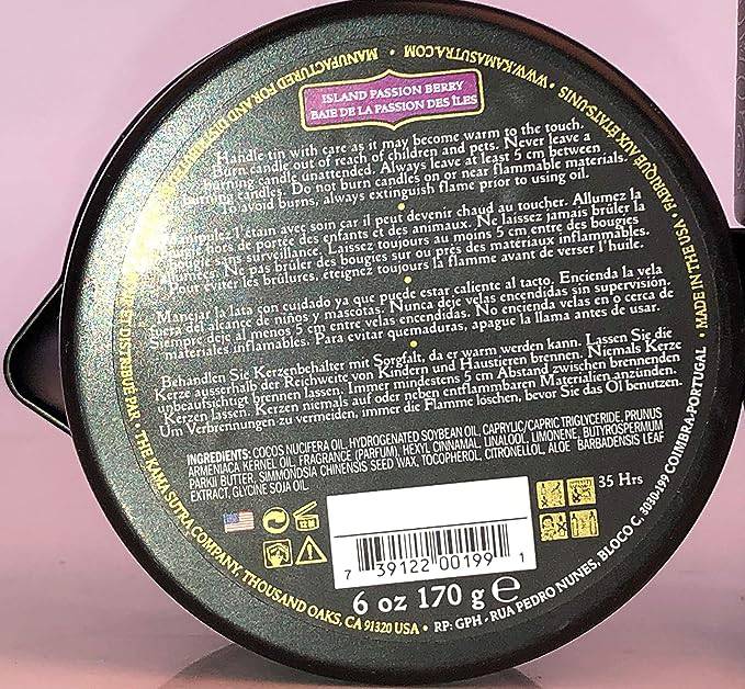 Ignite Massage Oil Candle Island Passion Berry - FifthGate