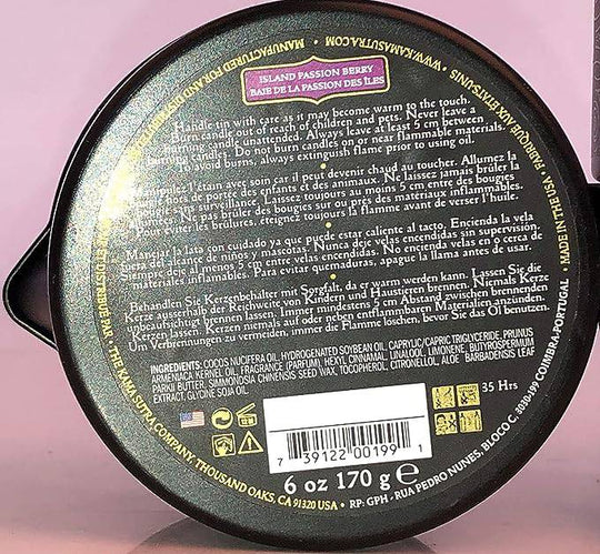 Ignite Massage Oil Candle Island Passion Berry - FifthGate