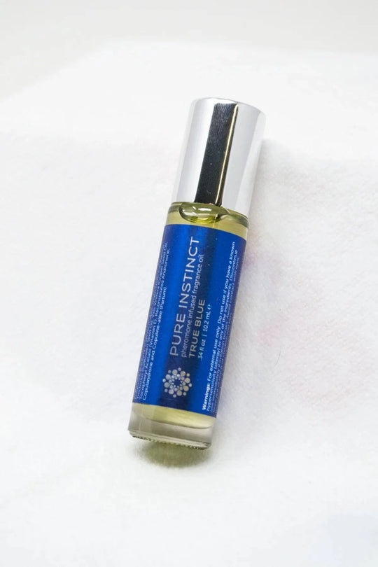 PURE INSTINCT Pheromone True Blue Roll-On  .5 oz | 15mL - FifthGate