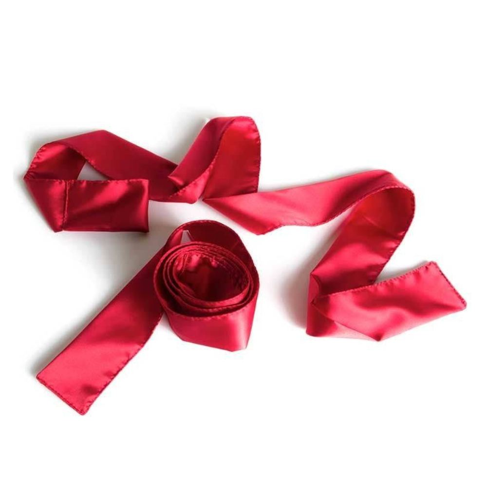 Silky Tie-ups Red Satin - FifthGate