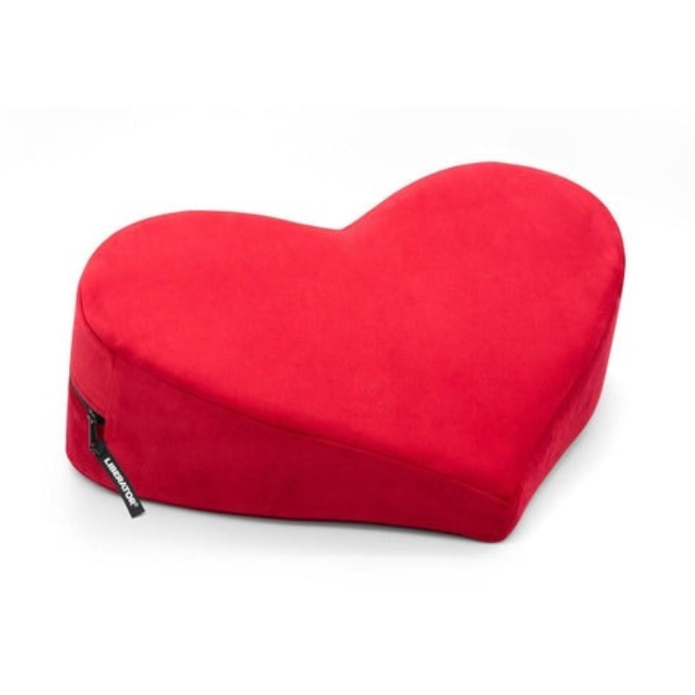 Heart Wedge Red Microvelvet - FifthGate