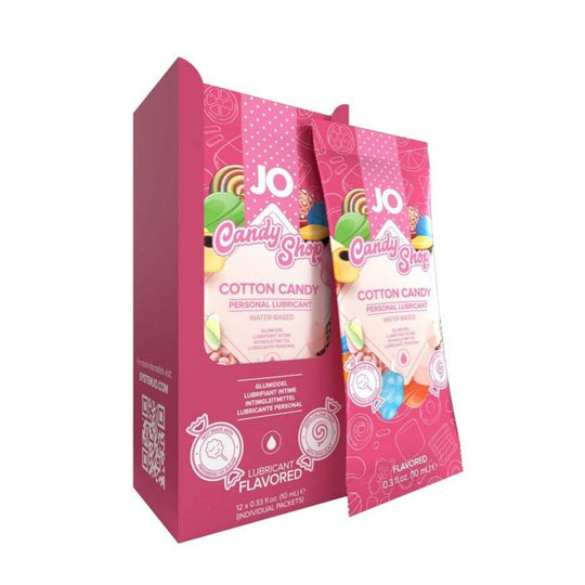 JO H2O Foil Display Box - Cotton Candy - Lubricant 0.34 floz / 10 mL - FifthGate