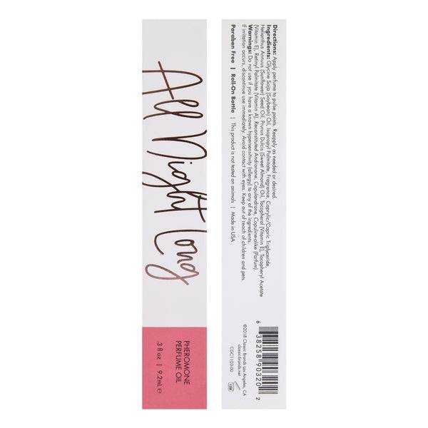 CG ALL NIGHT LONG Perfume Oil with Pheromones - Soft - Oriental 0.3oz | 9.2mL - FifthGate