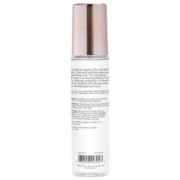 LET'S GET IT ON Fragrance Body Mist with Pheromones - Fruity - Floral 3.5oz | 103mL - FifthGate