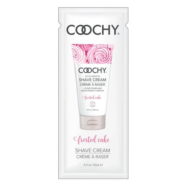 Coochy Frosted Cake Shave cream .5oz Foil - FifthGate