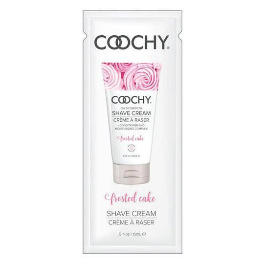 Coochy Frosted Cake Shave cream .5oz Foil - FifthGate