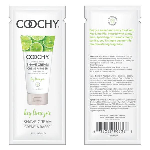 COOCHY Oh So Smooth Shave Cream Key Lime Pie .5oz | 15mL - FifthGate