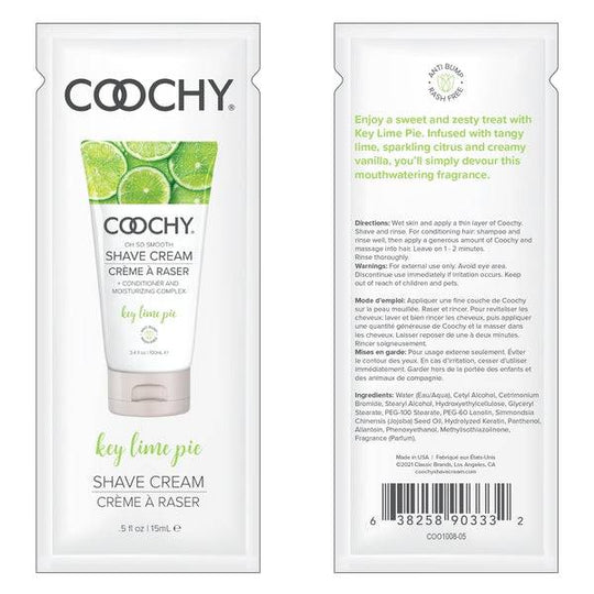 COOCHY Oh So Smooth Shave Cream Key Lime Pie .5oz | 15mL - FifthGate
