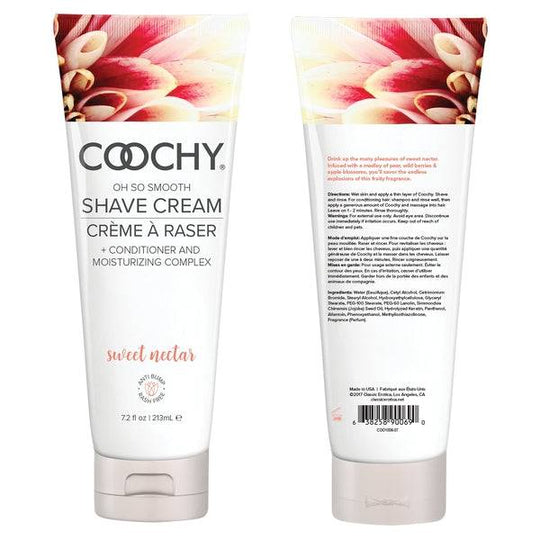 COOCHY Oh So Smooth Shave Cream Sweet Nectar 7.2oz | 213mL - FifthGate