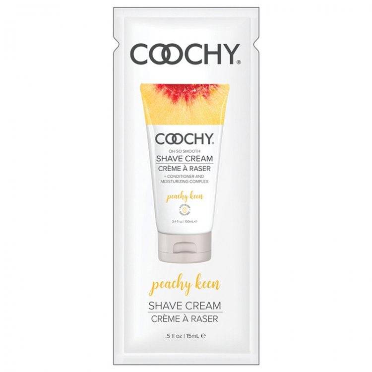 COOCHY SHAVE CREAM Peachy Keen 0.5 fl oz  |  15mL - FOIL - FifthGate