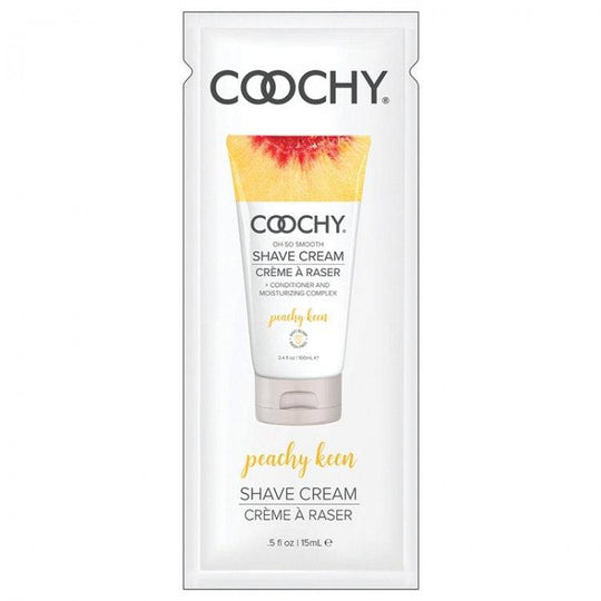 COOCHY SHAVE CREAM Peachy Keen 0.5 fl oz  |  15mL - FOIL - FifthGate