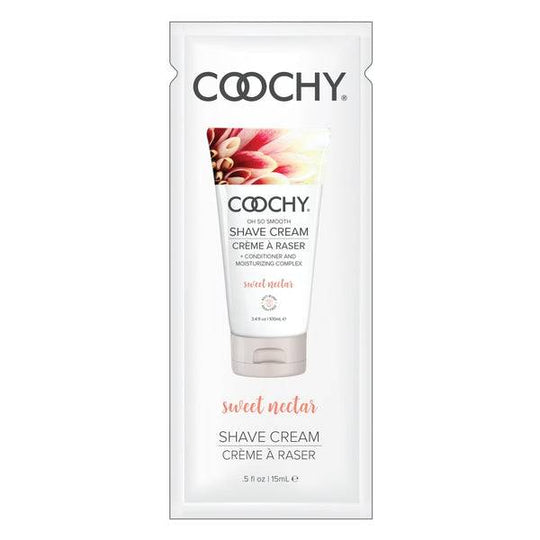 COOCHY SHAVE CREAM Sweet Nectar 0.5 fl oz  |  15mL - FOIL - FifthGate