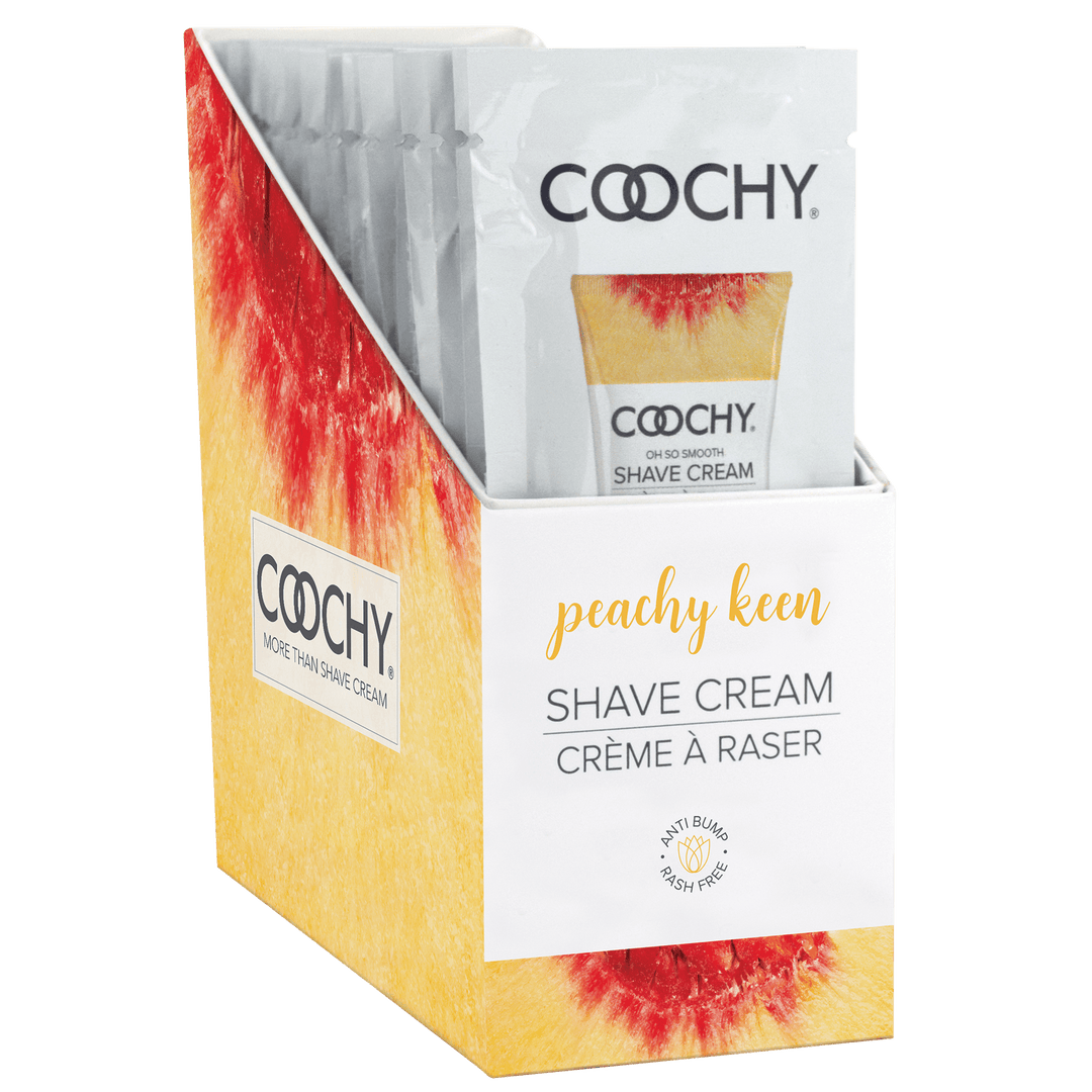 Coochy Shave Peachy Keen foil 15ml Display 24pc - FifthGate