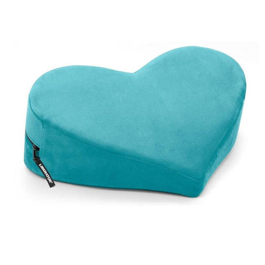 Heart Wedge Teal Microvelvet - FifthGate