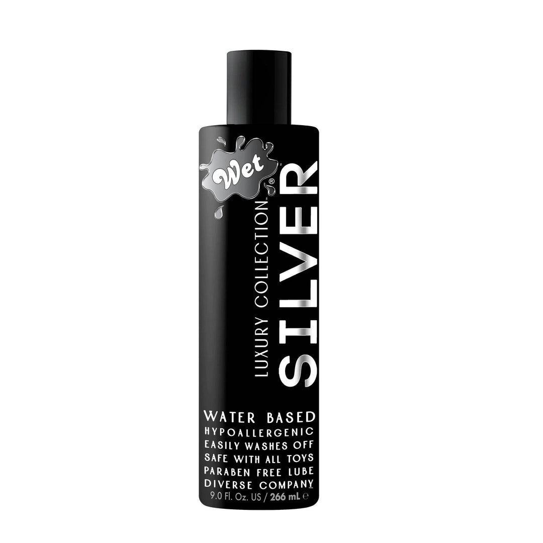 Wet Silver Water Based Sex Lube 9oz - FifthGate