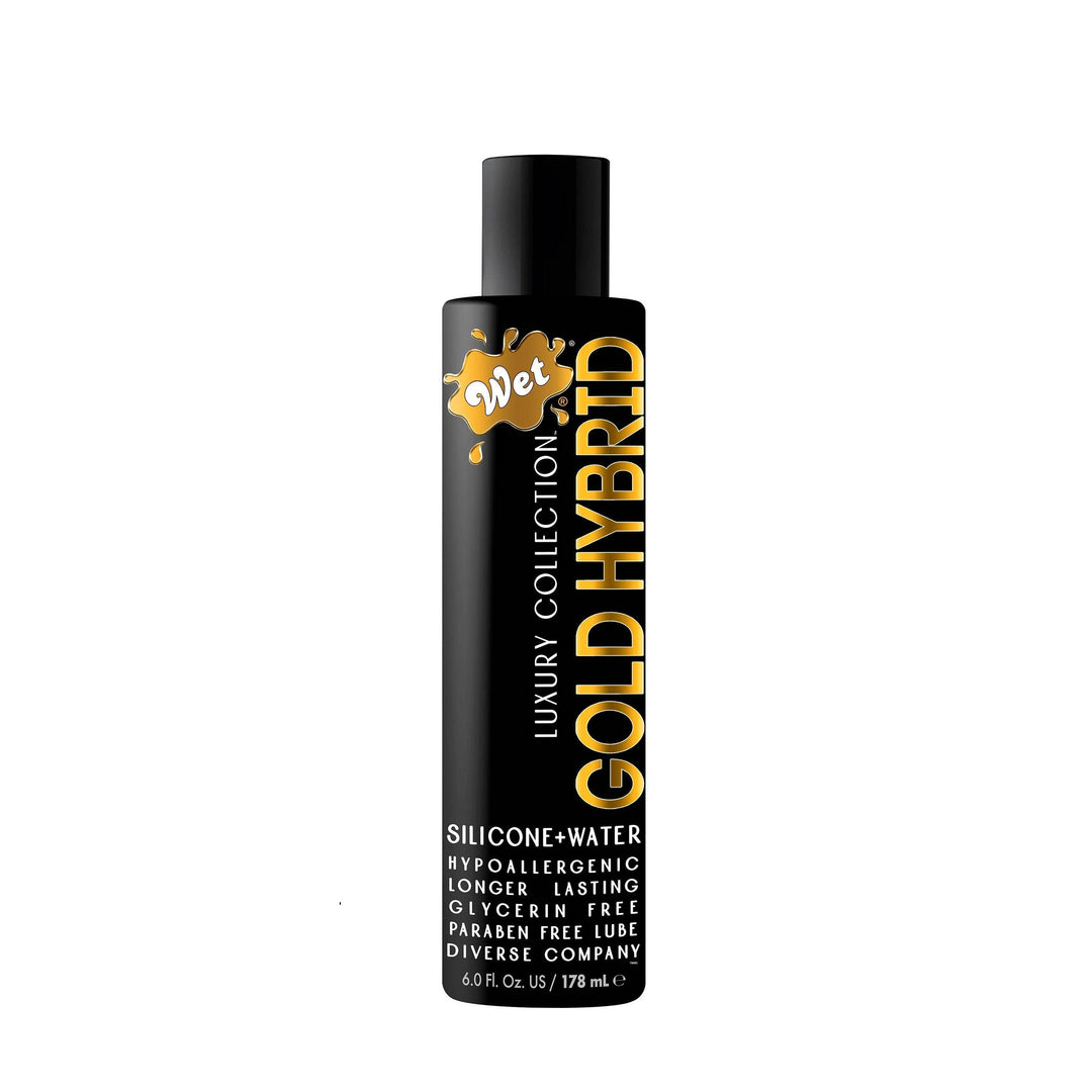 Wet® Gold Hybrid Water Silicone Blend 6 Fl. Oz./178mL - FifthGate