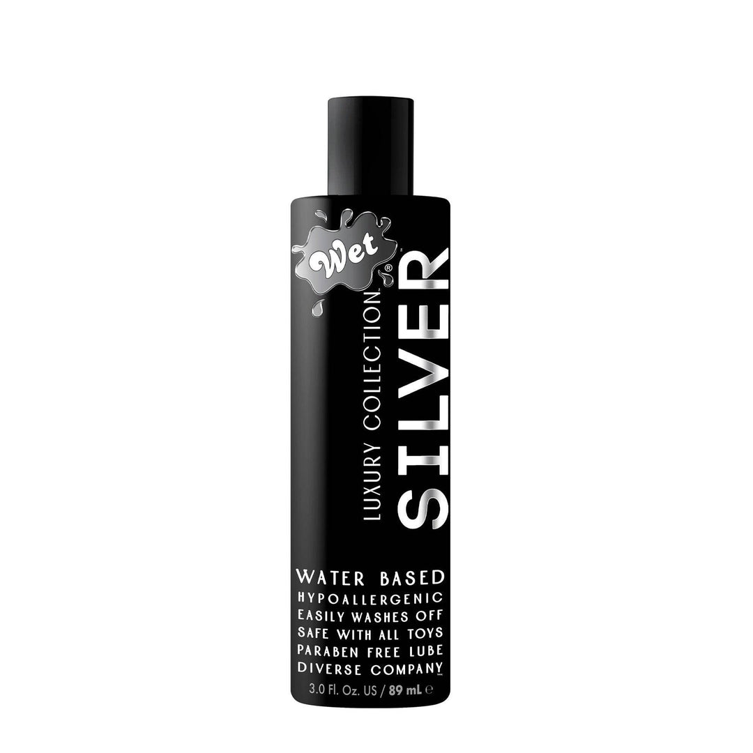 Wet® Silver Water Based 3 Fl. Oz/89mL - FifthGate