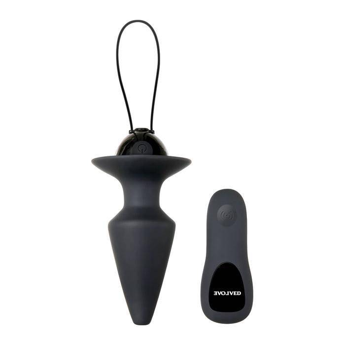 Evolved Novelties Plug & Play Butt Plug Vibrator With Remote Control - FifthGate