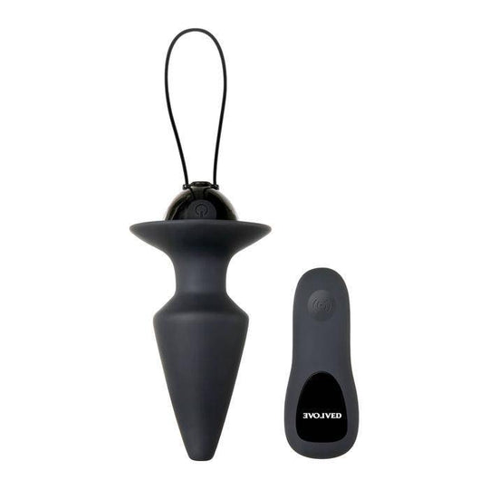Evolved Novelties Plug & Play Butt Plug Vibrator With Remote Control - FifthGate