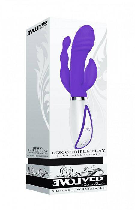 Evolved Novelties Disco Triple Play Vibrator - FifthGate