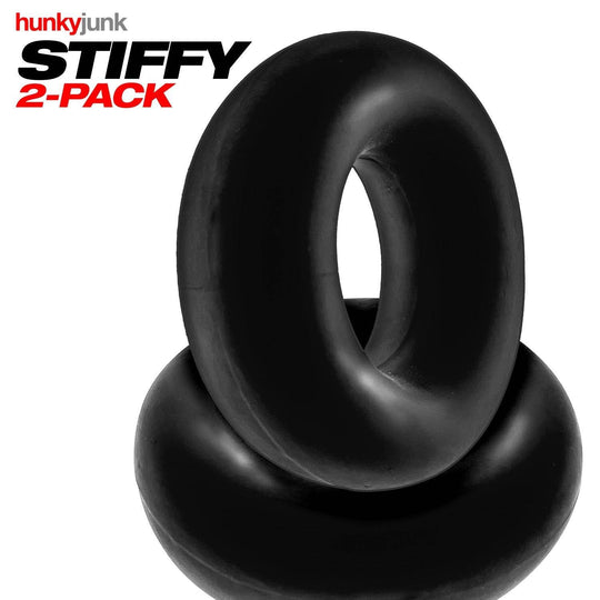 Hunkyjunk STIFFY 2-pack bulge cockrings - TAR  ICE - FifthGate