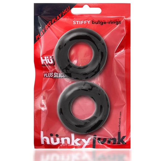 Hunkyjunk STIFFY 2-pack bulge cockrings - TAR  ICE - FifthGate