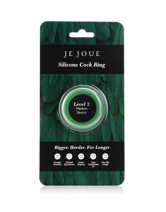 Je Joue - Green Silicone C-Ring - Medium Stretch - FifthGate