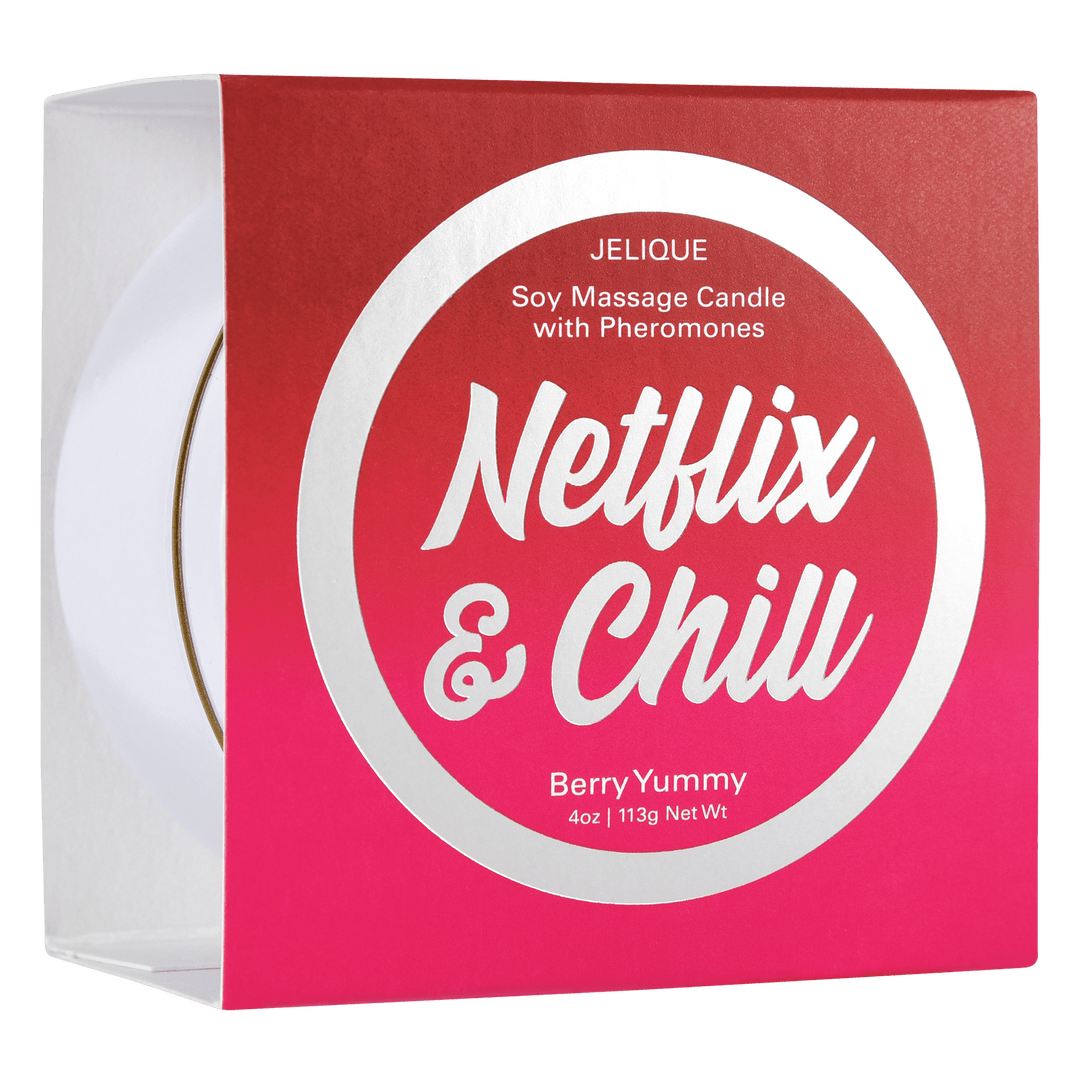 MOOD CANDLES Netflix & Chill - Pheromone Massage Candle Berry Yummy 4oz | 113g - FifthGate
