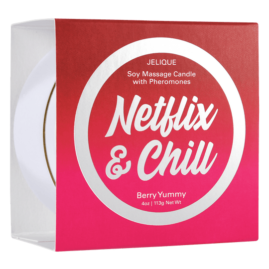 MOOD CANDLES Netflix & Chill - Pheromone Massage Candle Berry Yummy 4oz | 113g - FifthGate