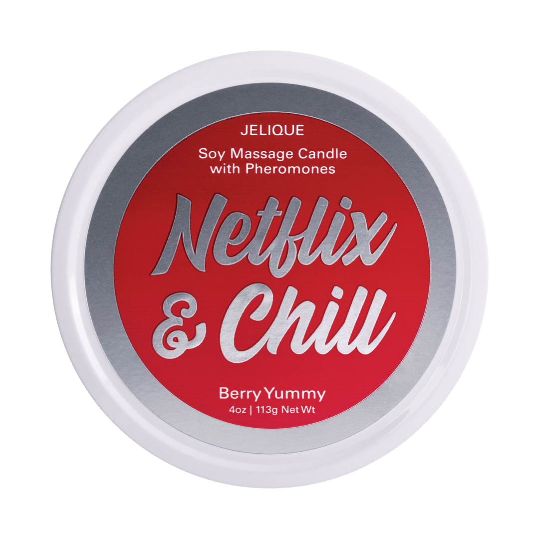 MOOD CANDLES Netflix & Chill - Pheromone Massage Candle Berry Yummy 4oz | 113g - FifthGate