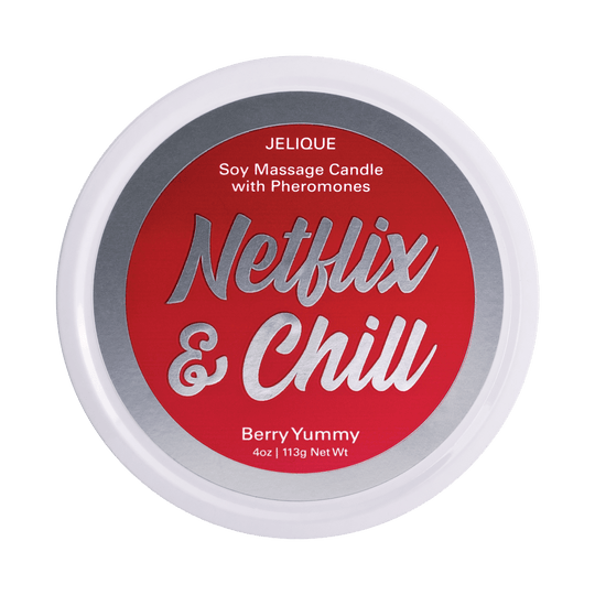 MOOD CANDLES Netflix & Chill - Pheromone Massage Candle Berry Yummy 4oz | 113g - FifthGate