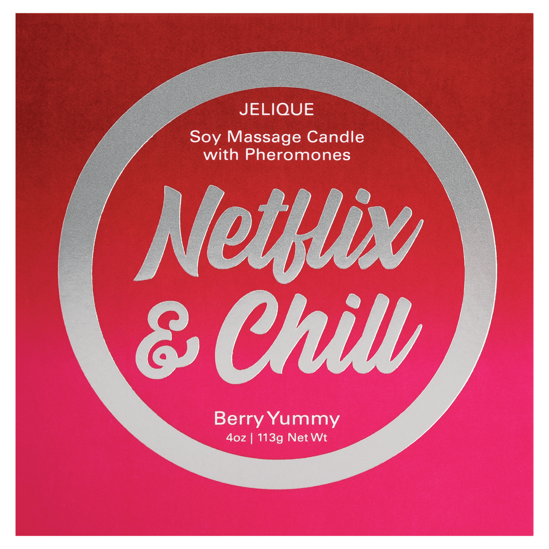 MOOD CANDLES Netflix & Chill - Pheromone Massage Candle Berry Yummy 4oz | 113g - FifthGate