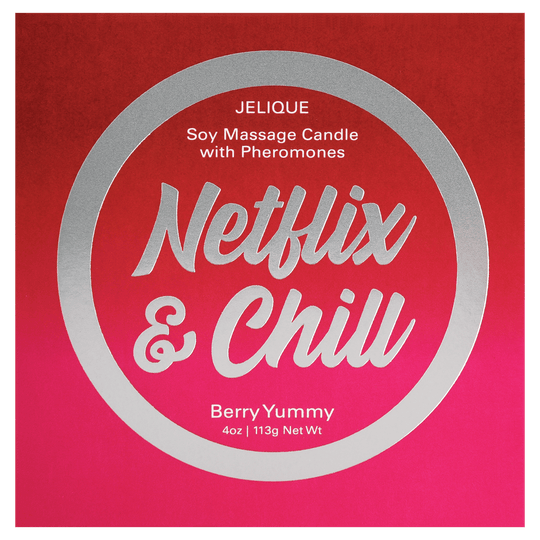 MOOD CANDLES Netflix & Chill - Pheromone Massage Candle Berry Yummy 4oz | 113g - FifthGate