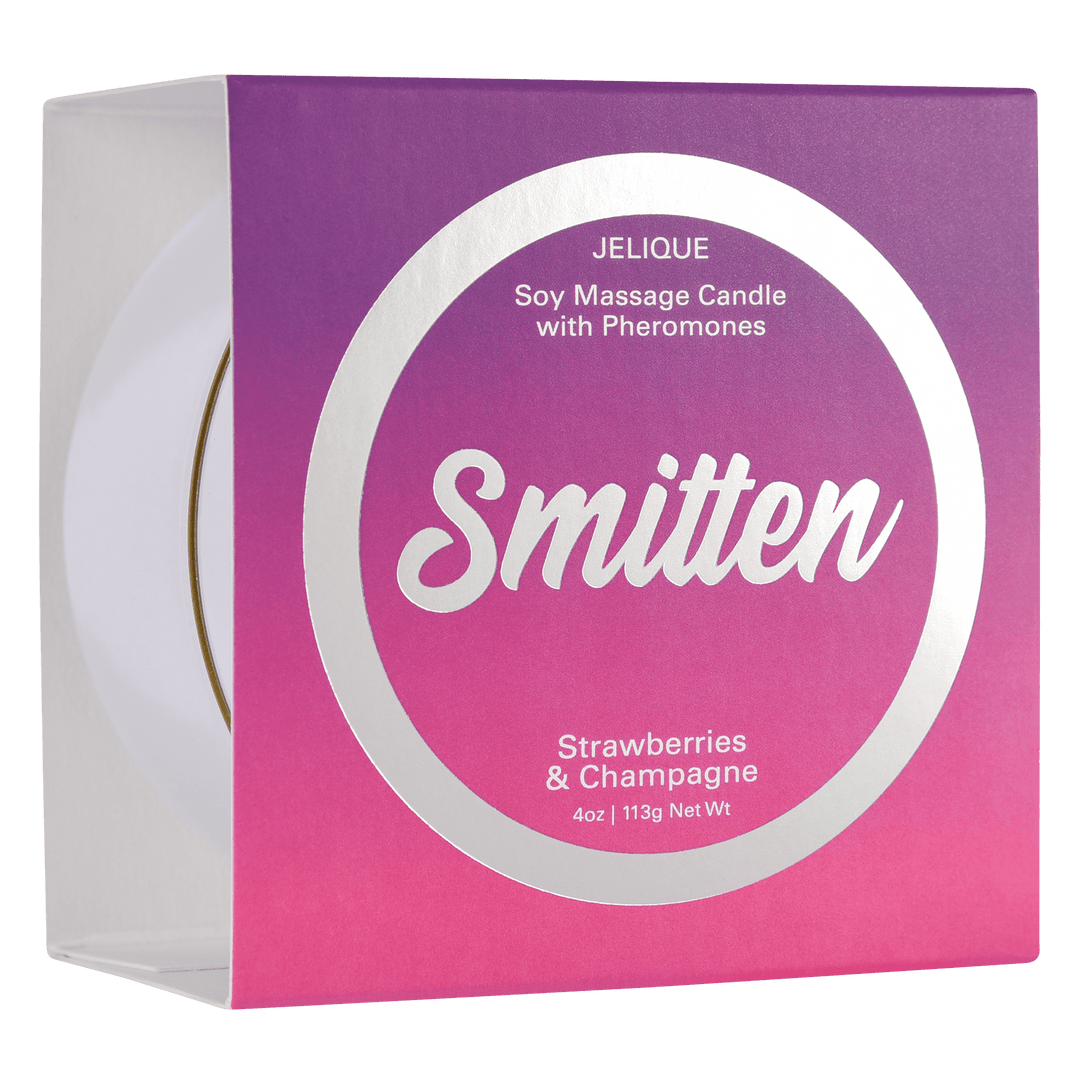 MOOD CANDLES Pheromone Soy Massage Candles Strawberry & Champagne 4oz | 113g - FifthGate
