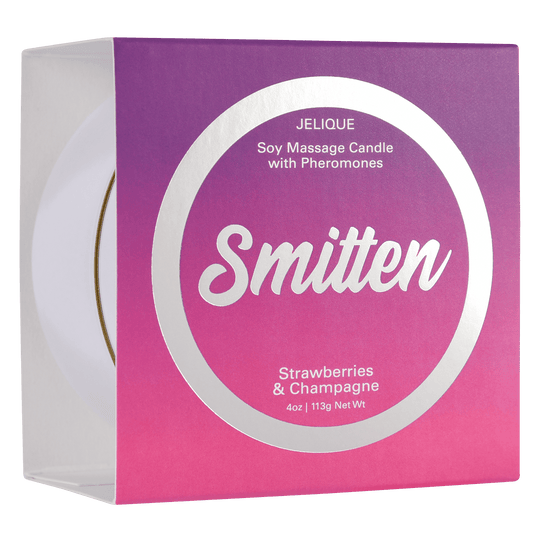 MOOD CANDLES Pheromone Soy Massage Candles Strawberry & Champagne 4oz | 113g - FifthGate