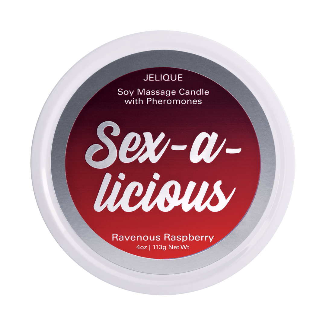 MOOD CANDLES Sex-a-licious - Pheromone Massage Candle Ravenous Raspberry 4oz | 113g - FifthGate