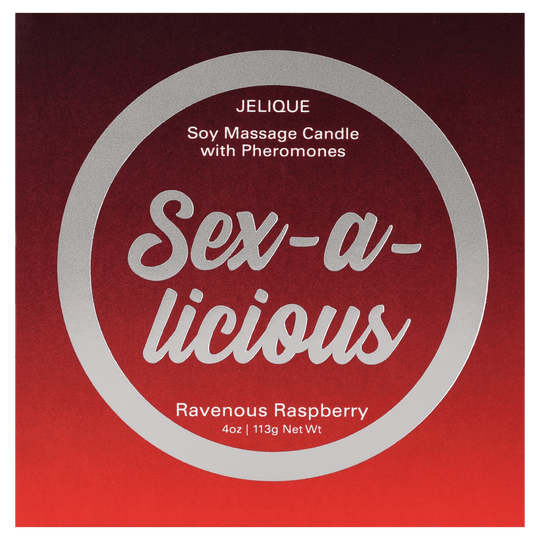 MOOD CANDLES Sex-a-licious - Pheromone Massage Candle Ravenous Raspberry 4oz | 113g - FifthGate