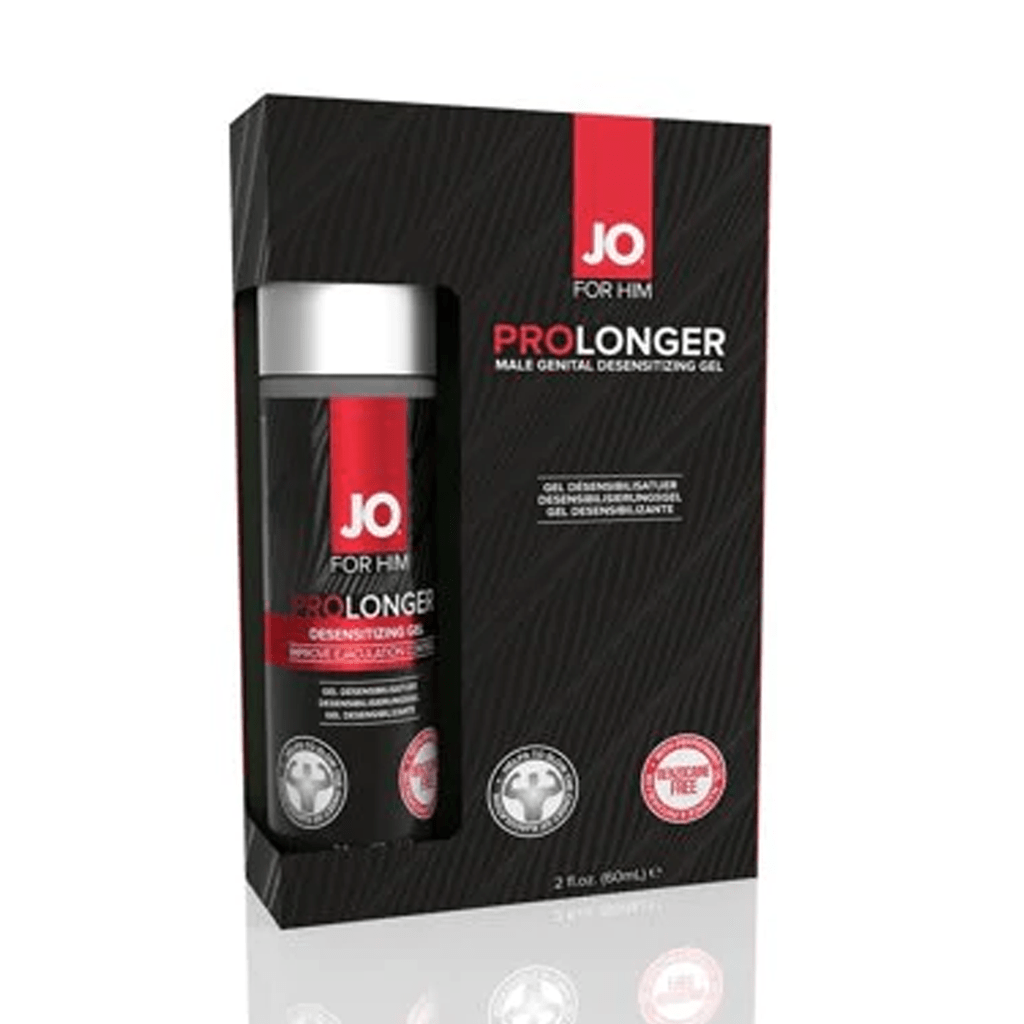 JO Prolonger Gel - Benzocaine Free - Desensitizer 2 floz / 60 mL - FifthGate
