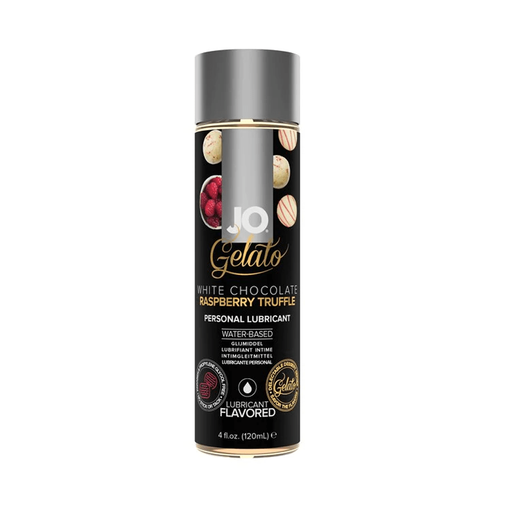 JO Gelato - White Chocolate Raspberry Truffle - Lubricant 4 floz / 120 mL - FifthGate