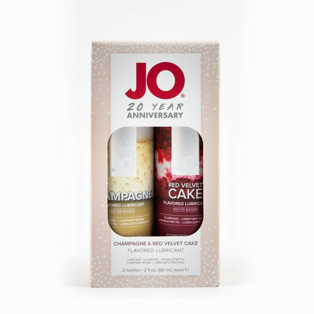 JO Limited Edition 20 Year Anniversary Set - Champagne 2 oz/60 mL + Red Velvet Cake 2 oz/60 mL - FifthGate