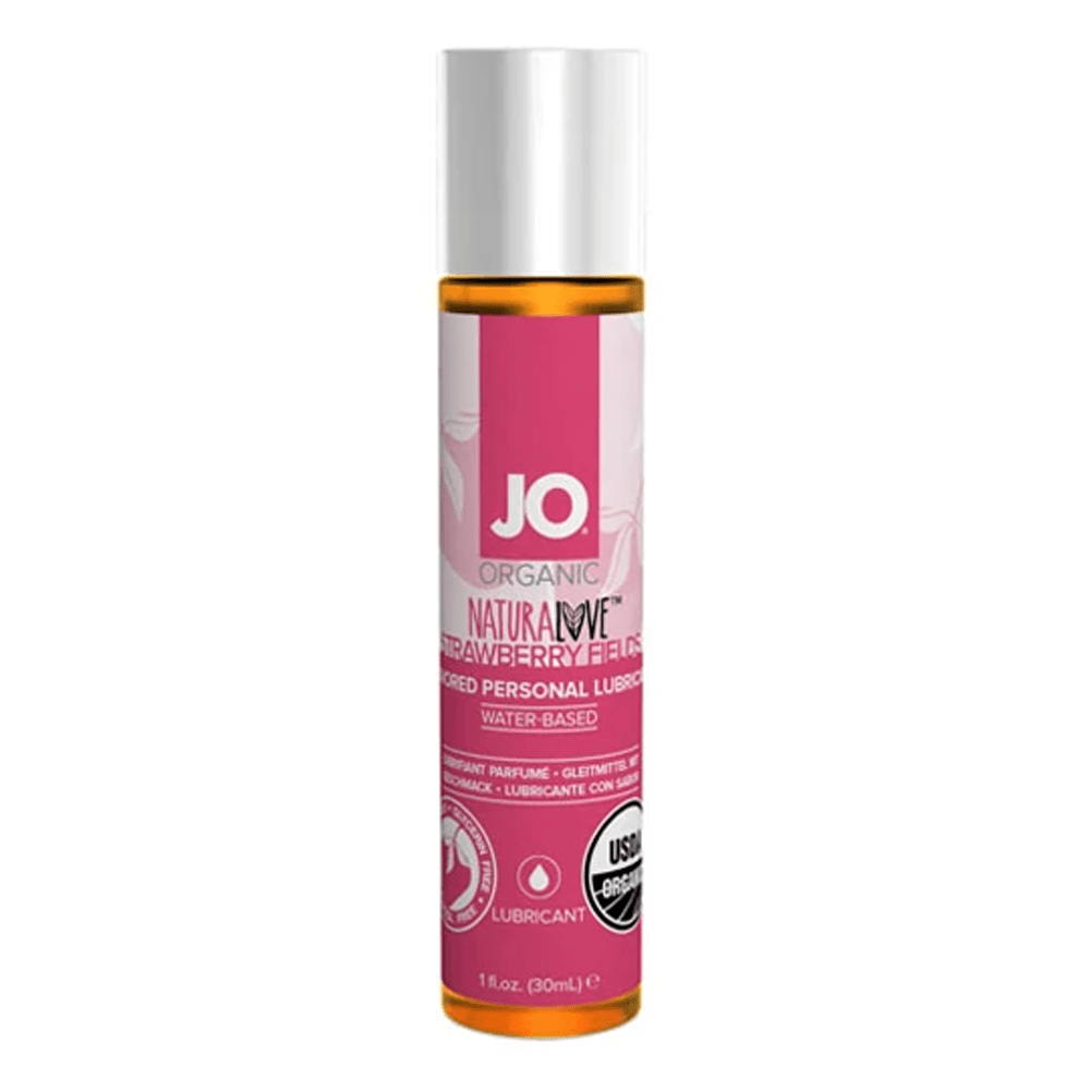 JO NATURALOVE Organic Strawberry Lubricant 1oz - FifthGate