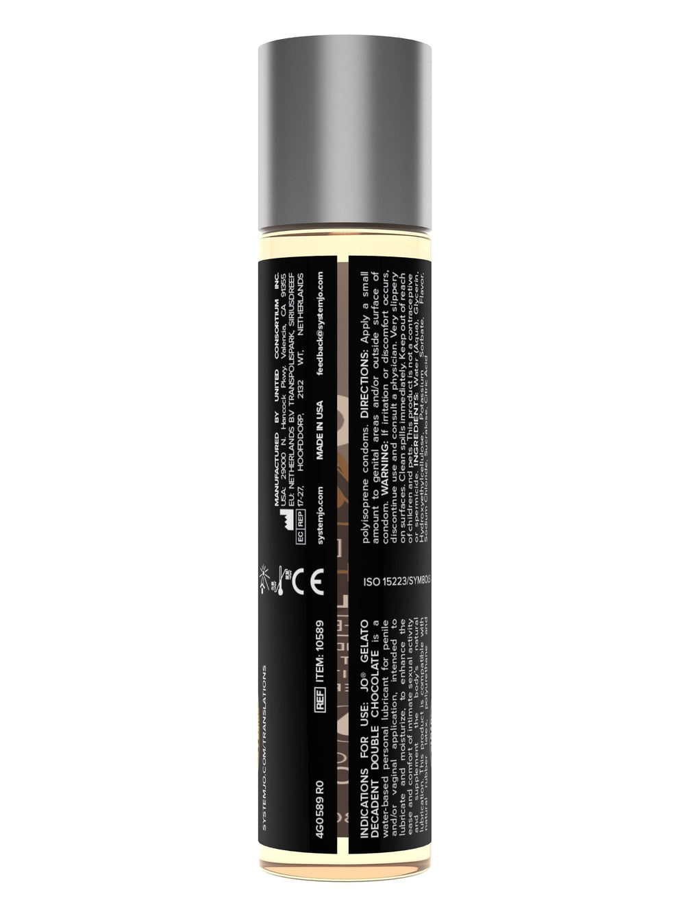 JO Gelato - Decadent Double Chocolate - Lubricant 1 floz / 30 mL - FifthGate