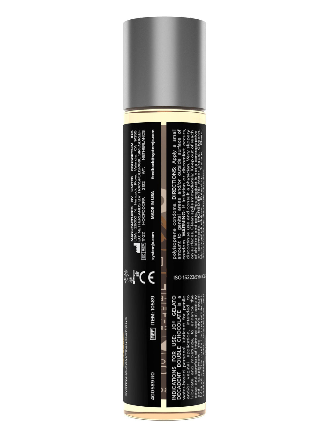 JO Gelato - Decadent Double Chocolate - Lubricant 1 floz / 30 mL - FifthGate