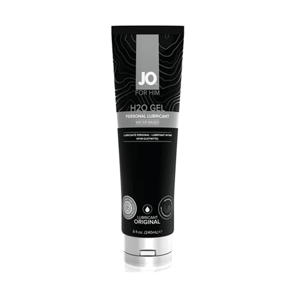 Jo For Him H2O Gel Original Water-Based Personal Lubricant Lube 8 fl. oz. / 240 ml - FifthGate