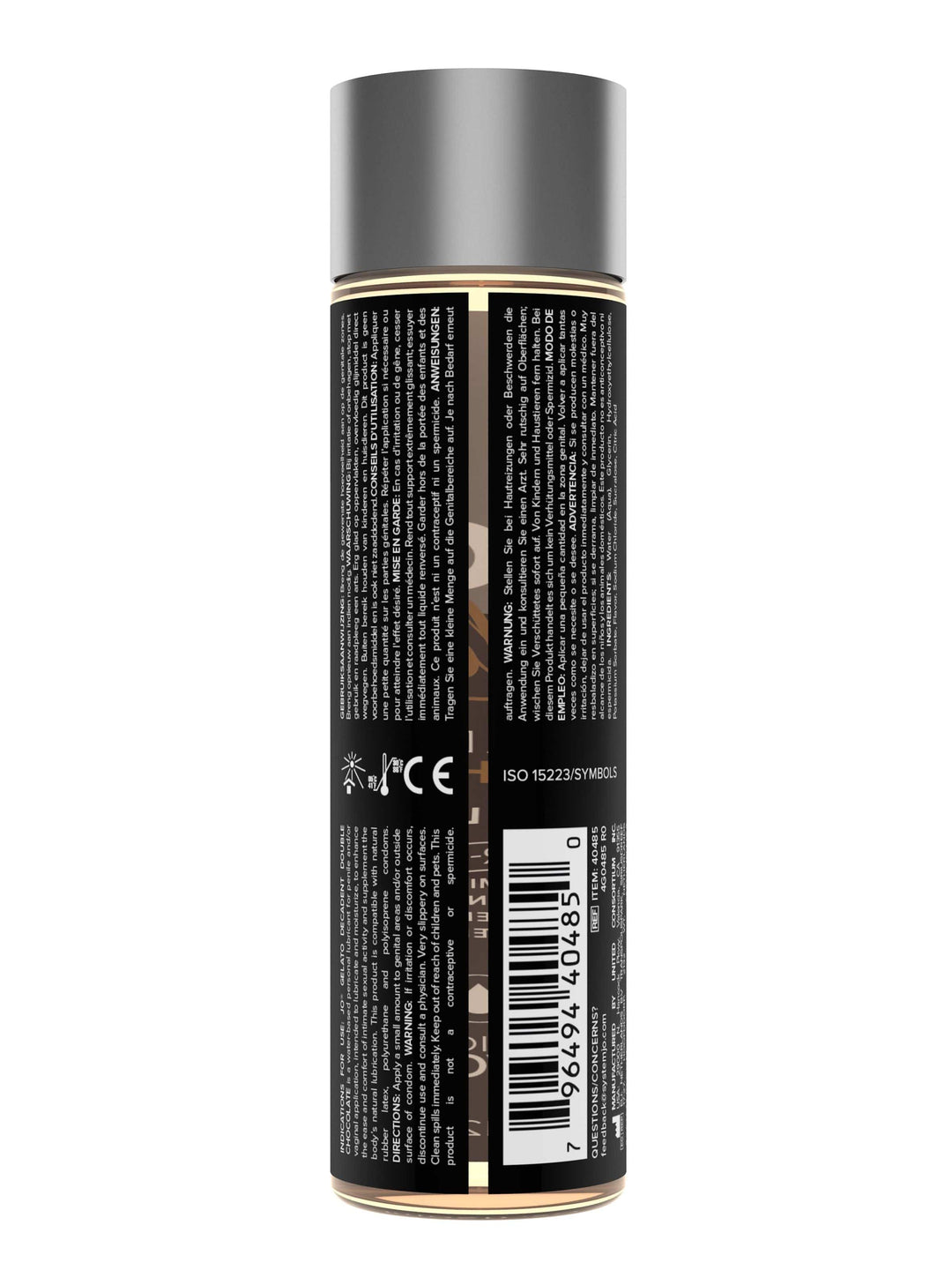 JO Gelato - Decadent Double Chocolate - Lubricant 4 floz / 120 mL - FifthGate